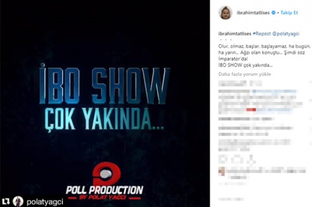 Ο ahimbrahim Tatlıses επιστρέφει στις οθόνες με το "İbo Show"!
