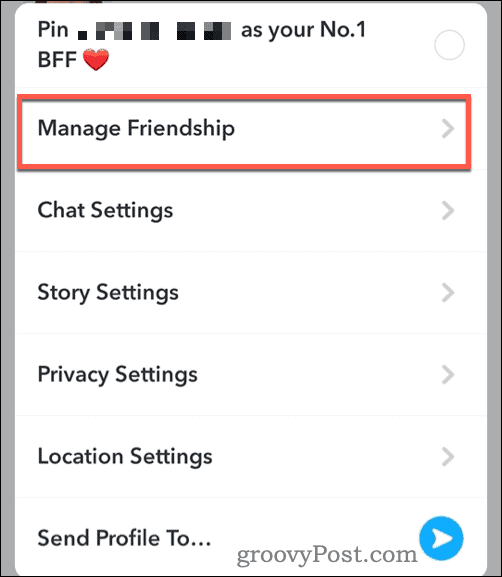 Διαχειριστείτε τη φιλία στο Snapchat