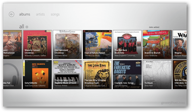 Windows 8: Το Zune Pass στο Live On στο Music Metro App