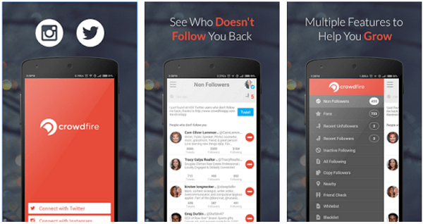 Το Crowdfire σάς βοηθά να δημοσιεύσετε στο Twitter και στο Instagram, να διαχειριστείτε τους ακόλουθους σας και πολλά άλλα.