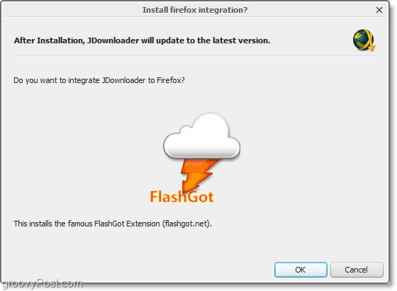 Πρόσθετο jdownloader flashgot firefox