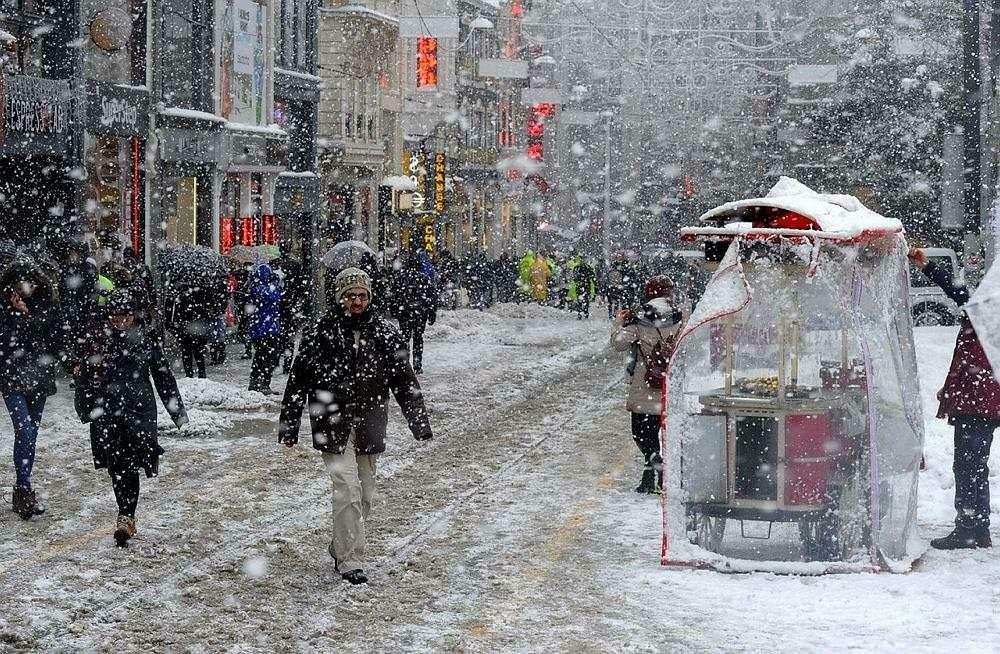 Ο καιρός στην Κωνσταντινούπολη 20 Ιανουαρίου 2022