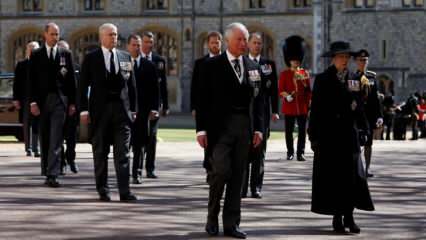 Το Βασίλειο της Αγγλίας έχει γίνει μαύρο! Εικόνες από την κηδεία του Πρίγκιπα Φίλιππου ...