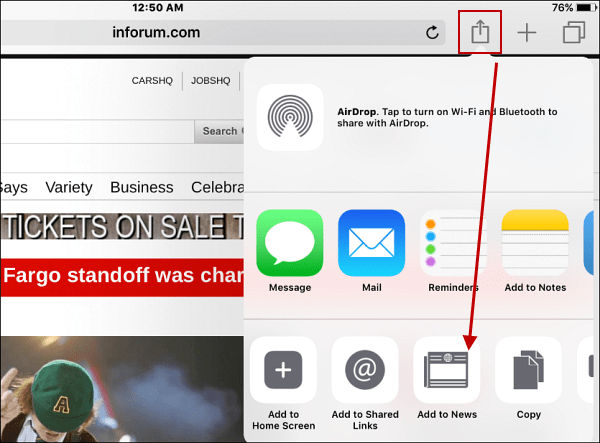 IOS Apple News App: Προσθήκη RSS Feeds για Sites που θέλετε πραγματικά