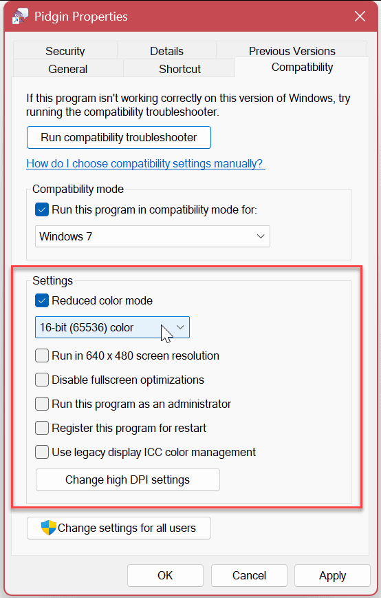 Εκτελέστε παλιές εφαρμογές στα Windows 11
