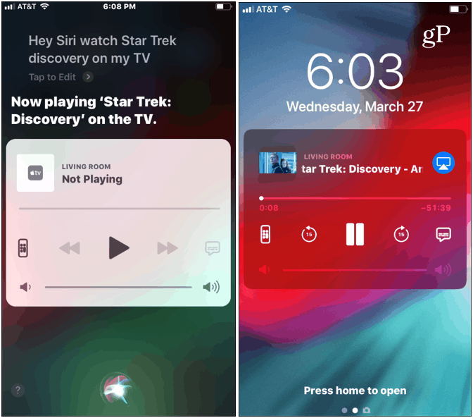 Χρησιμοποιήστε το Siri με την Apple TV από το iPhone