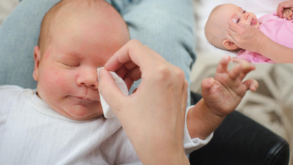 Πώς να αφαιρέσετε τα γρέζια στα μωρά; Προκαλεί το τρύπημα των ματιών στα μωρά; Burr μασάζ με μητρικό γάλα