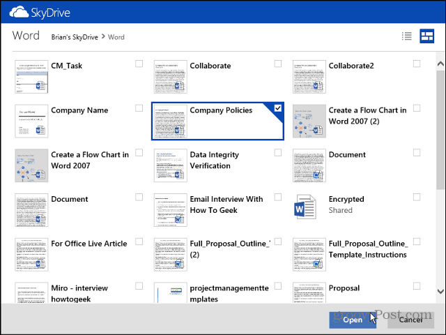 Πώς να μοιράζεστε αρχεία από το SkyDrive στο Outlook.com