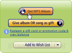 πάρτε το κουμπί άλμπουμ mp3