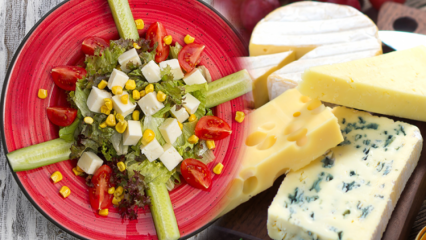 Διατροφή τυριού που χάνει 10 κιλά σε 15 ημέρες! Πώς να φάτε ποιο τυρί το καθιστά αδύναμο; Σοκ δίαιτα με τυρί cottage και σαλάτα