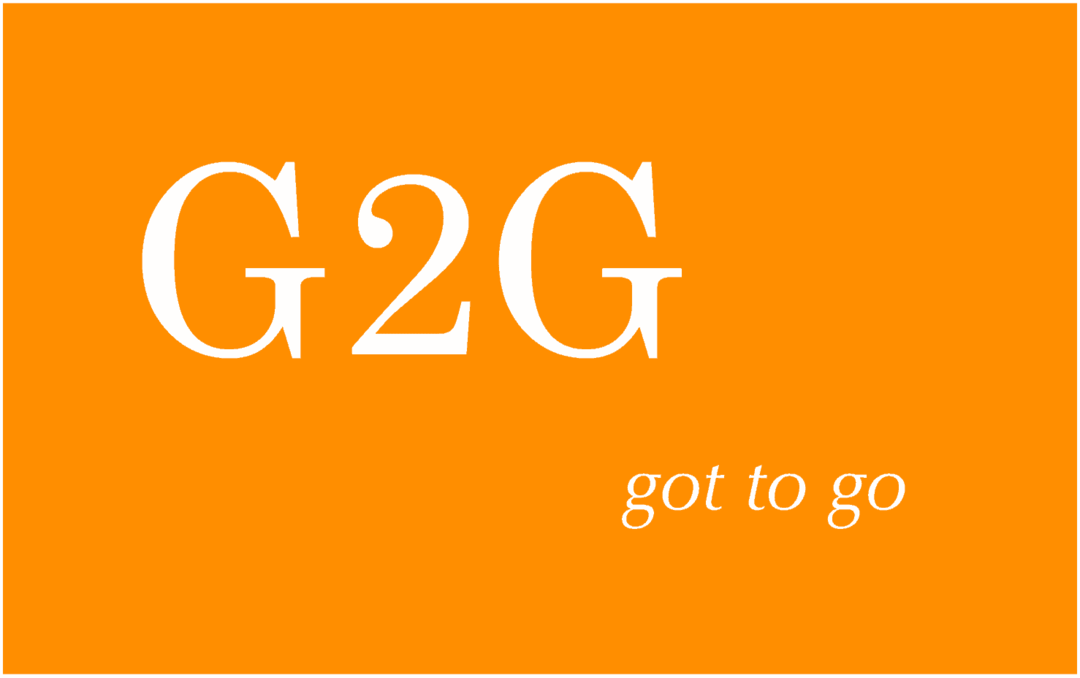 Τι σημαίνει G2G και πώς το χρησιμοποιείτε;