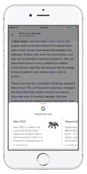 Η Google παρουσιάζει το νέο εργαλείο ανακάλυψης περιεχομένου στην εφαρμογή Google για iOS.