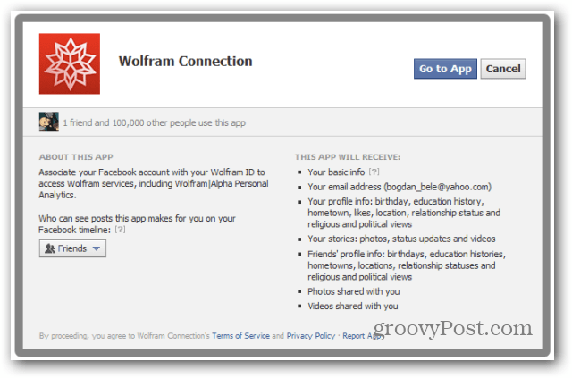 wolfram alpha facebook έκθεση facebook πηγαίνετε στην app