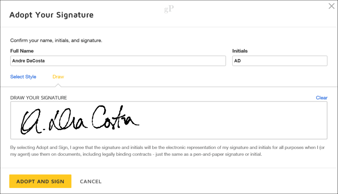 Πώς να χρησιμοποιήσετε το DocuSign για ψηφιακή υπογραφή εγγράφων