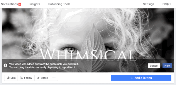 Τρόπος χρήσης βίντεο εξωφύλλου Facebook: Έμπνευση για επαγγελματίες του μάρκετινγκ: Social Media Examiner