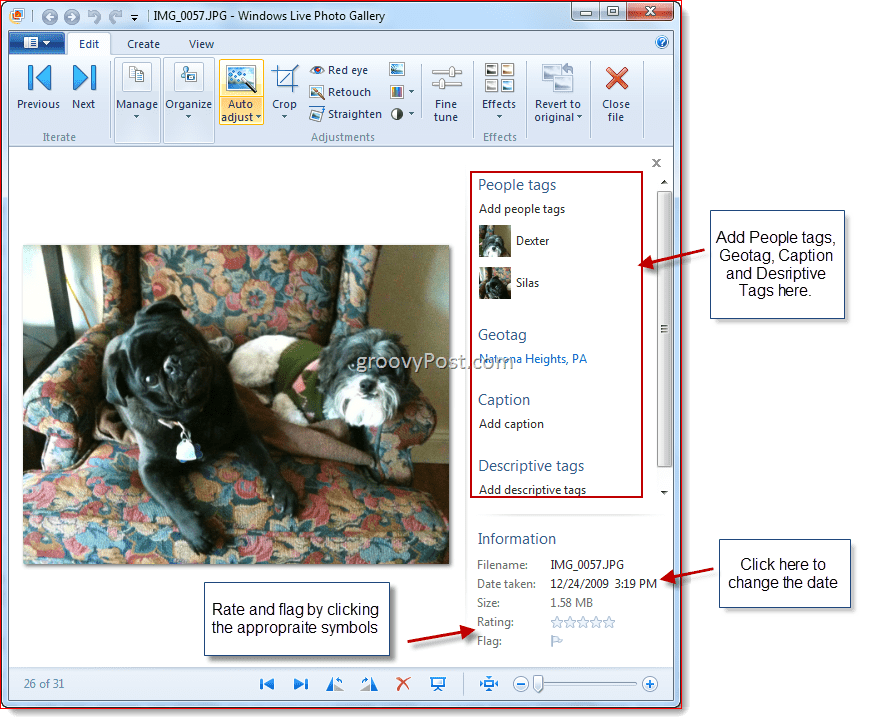Windows Live Photo Gallery 2011 Επισκόπηση (κύμα 4)