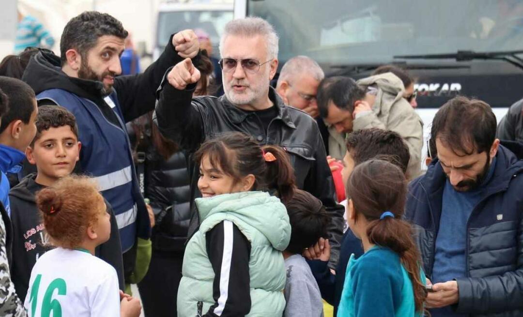 Ο Tamer, που πήγε στην περιοχή του σεισμού, συναντήθηκε με παιδιά από το Karadağ! 