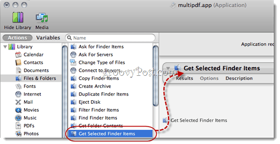 Συνδυάστε αρχεία PDF χρησιμοποιώντας το Automator χρησιμοποιώντας το Mac OS X