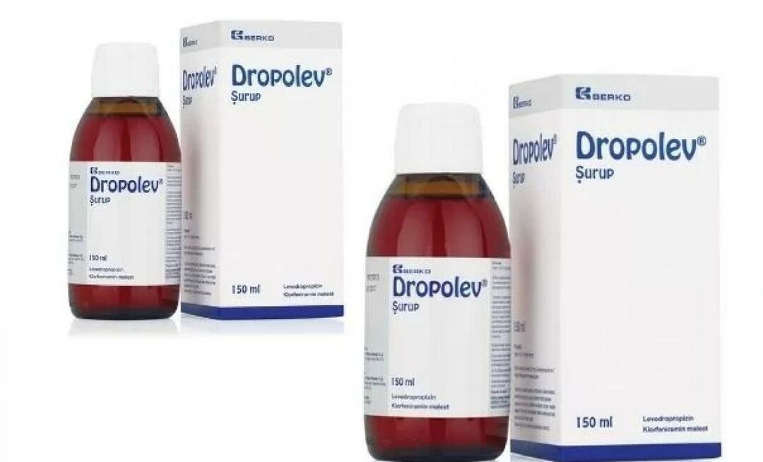 Τι είναι το σιρόπι Dropolev, τι κάνει; Χρήση σιροπιού Dropolev! Τιμή σιροπιού Dropolev 2023