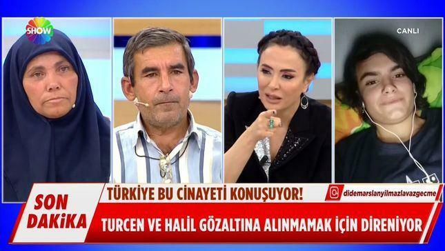 Ο Didem Arslan Yılmaz ζωντανή μετάδοση ειδήσεων για τη δολοφονία