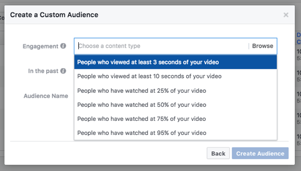 Στοχεύστε άτομα με βάση το βίντεό σας που έχουν παρακολουθήσει.