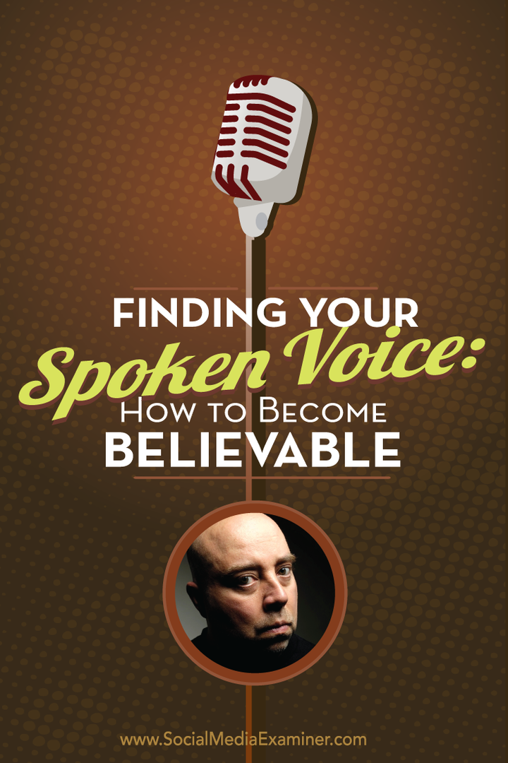 Βρίσκοντας τη φωνητική φωνή σας: Πώς να γίνετε πιστευτοί: Εξεταστής κοινωνικών μέσων