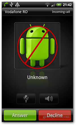 Android: Πώς να απορρίψετε κλήσεις από ορισμένες επαφές