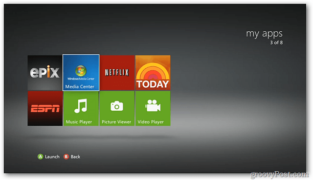Windows Media Center με το Xbox 360 - Ψηφιακά μέσα Stream