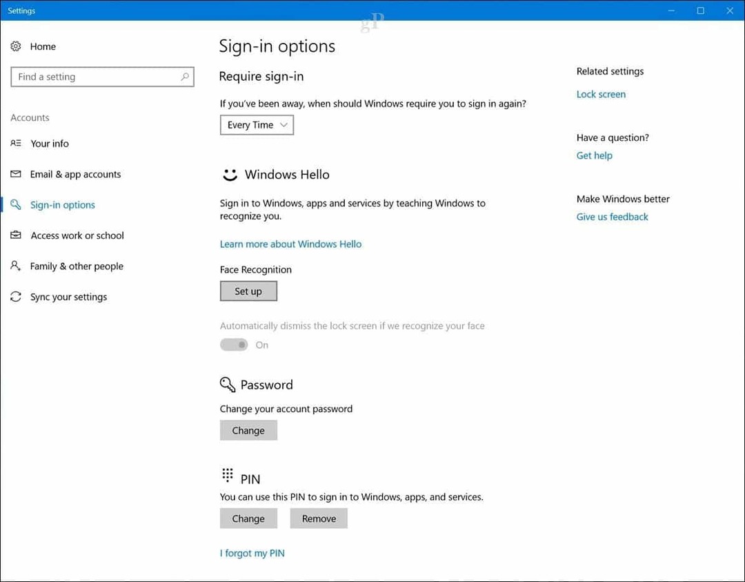 Τρόπος ρύθμισης των Windows Γεια σας αναγνώριση προσώπου για να συνδεθείτε στα Windows 10