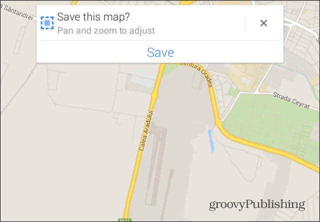 Οι Χάρτες Google αποθηκεύουν το pan