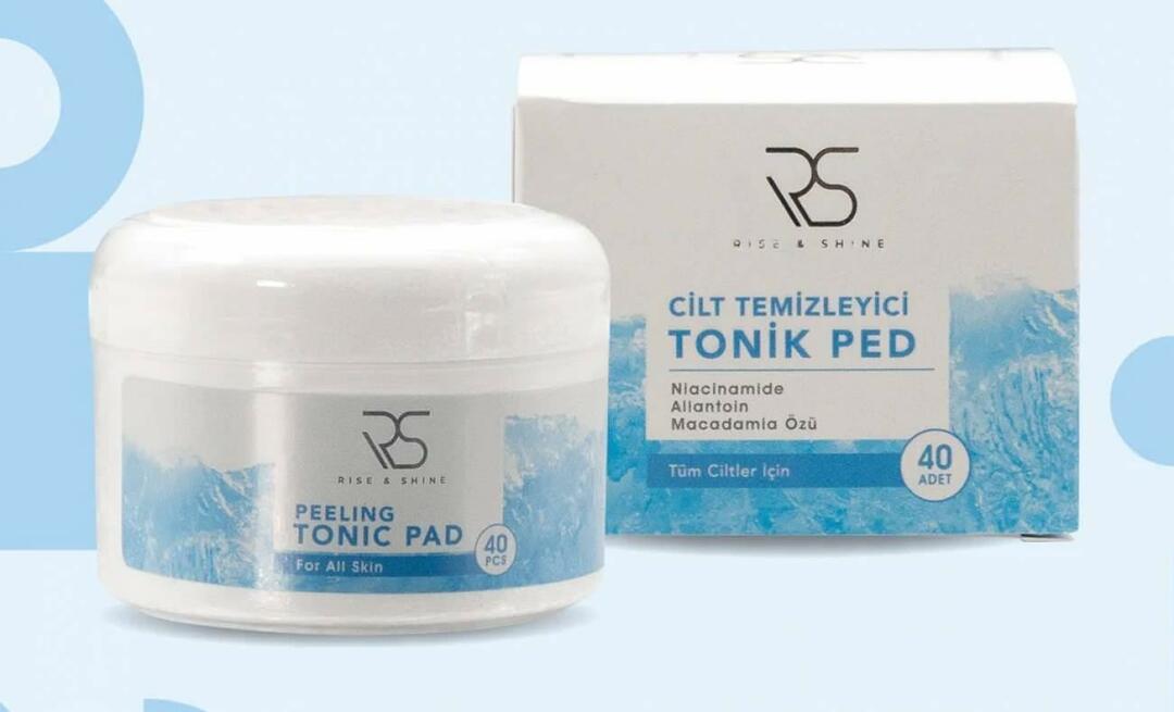 Τι κάνει το Rise and Shine Peeling Tonic Pad και πώς να το χρησιμοποιήσετε;