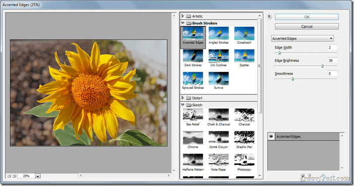 GroovyPost διδάσκει το Photoshop: Τα βασικά των φίλτρων, συμπεριλαμβανομένων Liquify