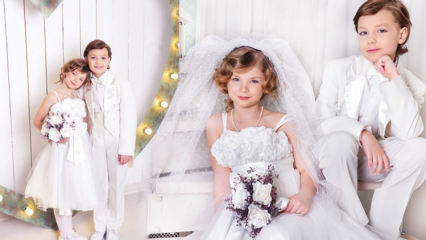 Τι να φορέσετε στο γάμο; Παιδικά νυφικά μοντέλα και προτάσεις
