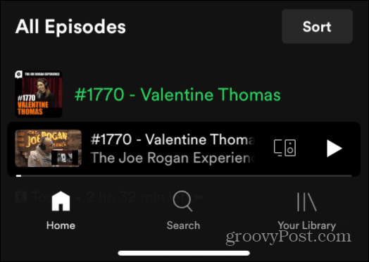 Χρησιμοποιήστε φωνητικές εντολές Spotify Joe Rogan JRE podcast