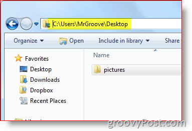 Windows Path Desktop Explorer