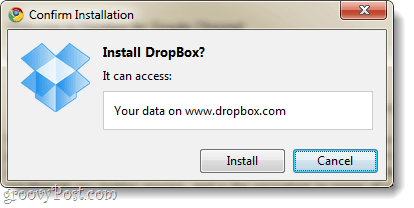 η επέκταση dropbox πρέπει να έχει πρόσβαση στο dropbox.com