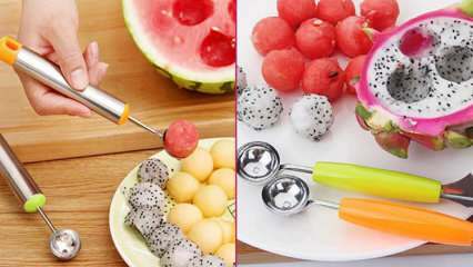Τι είναι το παρισινό κουτάλι και πού χρησιμοποιείται; Πώς να προετοιμάσετε ένα καλάθι με φρούτα με ένα παρισινό κουτάλι