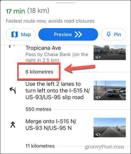 google maps αποστάσεις σε km