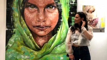 Ο Young Painter Sinem Demirci εκτιμάται με τα σχέδια των γυναικών!