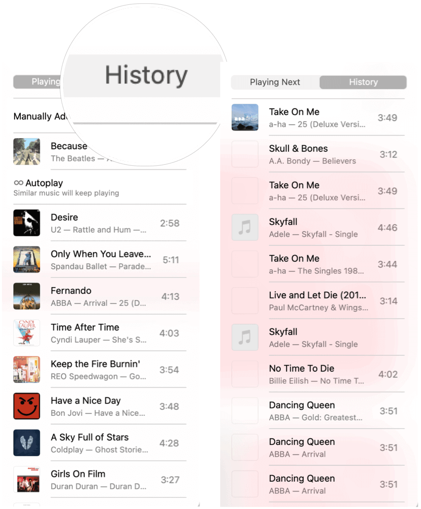 Ιστορικό της Apple Music