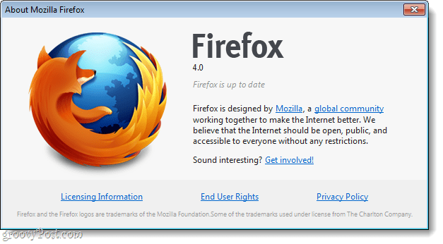 Ο Firefox 4 είναι ενημερωμένος
