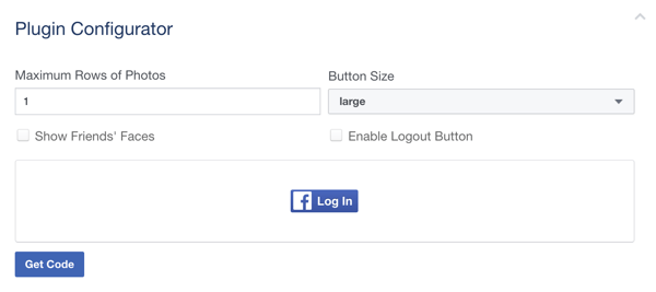 Προσαρμόστε το κουμπί σύνδεσης στο Facebook.
