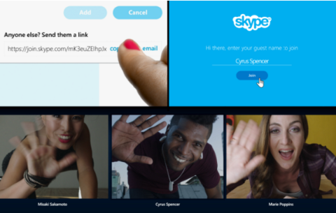 συνομιλίες ομάδας skype