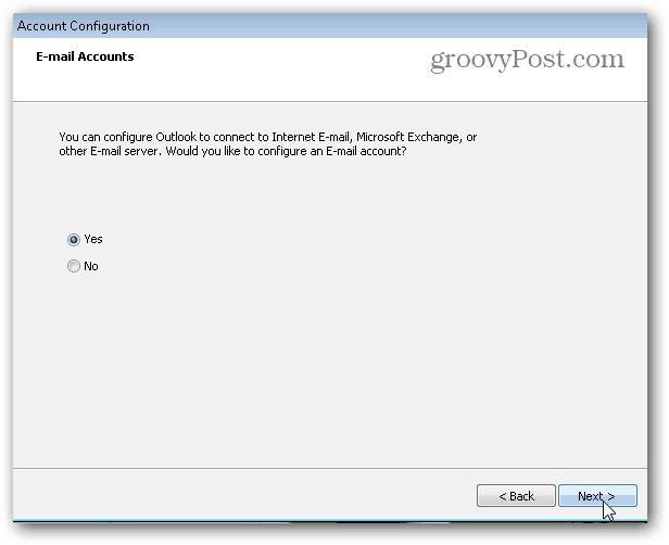 Outlook Express Outlook Connector του Outlook - Εγκατάσταση του πελάτη - 2