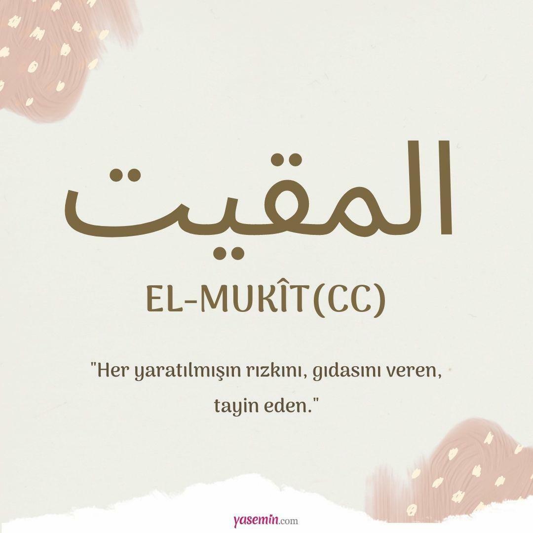 Τι σημαίνει al-Mukit (cc);