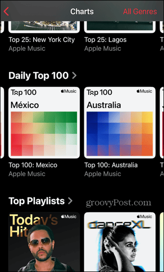 apple μουσικά charts κορυφαία 100 δημοφιλή