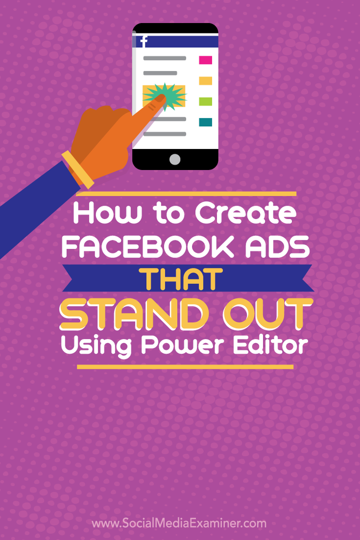 πώς να δημιουργήσετε διαφημίσεις στο facebook που ξεχωρίζουν