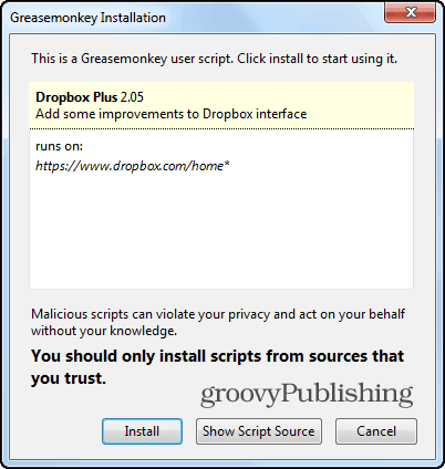 Δομή δομής Dropbox Δομή εγκατάστασης Firefox