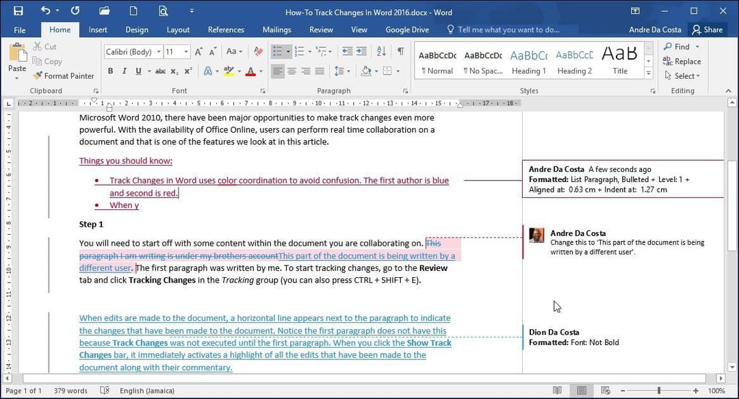 Πώς να παρακολουθείτε τις αλλαγές στα έγγραφα του Microsoft Word