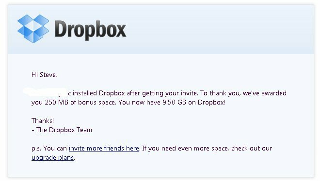 Ενημέρωση: Πώς να αποκτήσετε "10 συναυλίες" αποθήκευσης Dropbox δωρεάν